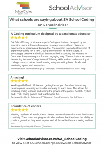 SchoolAdvisor 5/5 Rating
