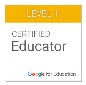 We are Google Certified Educators