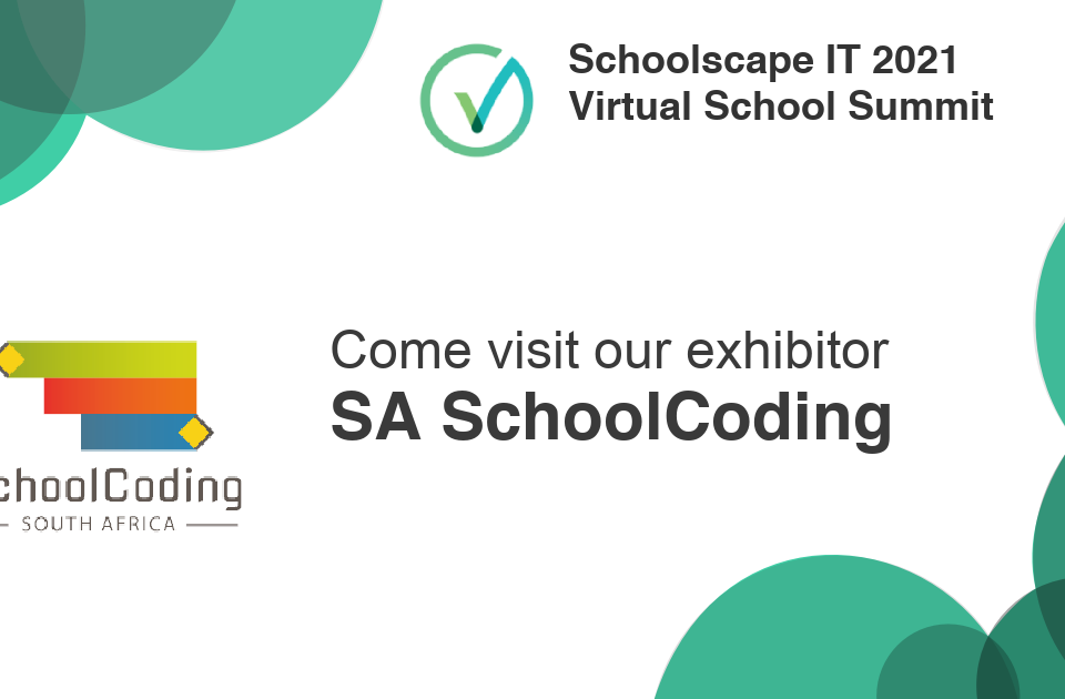 Visit SA SchoolCoding at Schoolscape IT | Virtual School Tech and EdTech Conference 2021
